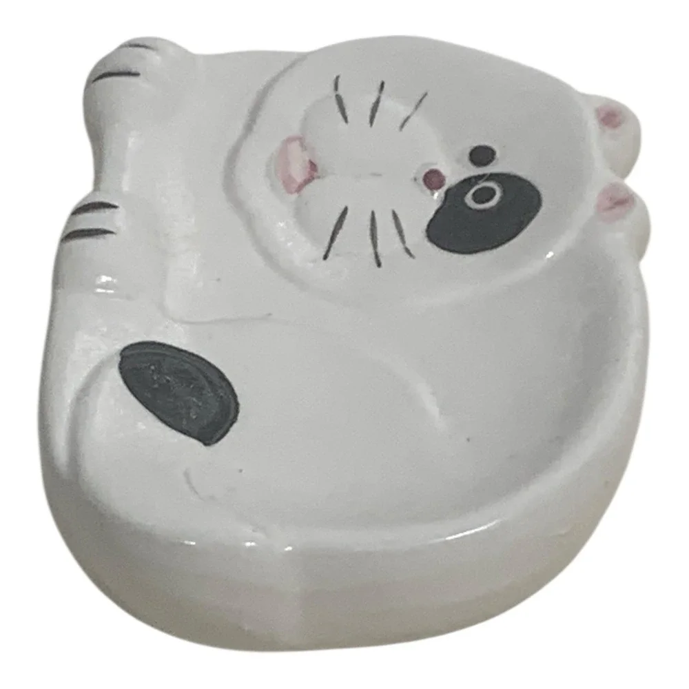Nicholas Street Collectible Cat Spoon Rest 1998 Calico Cat An Original 4